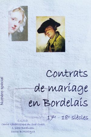 Contrats de Mariage en bordelais