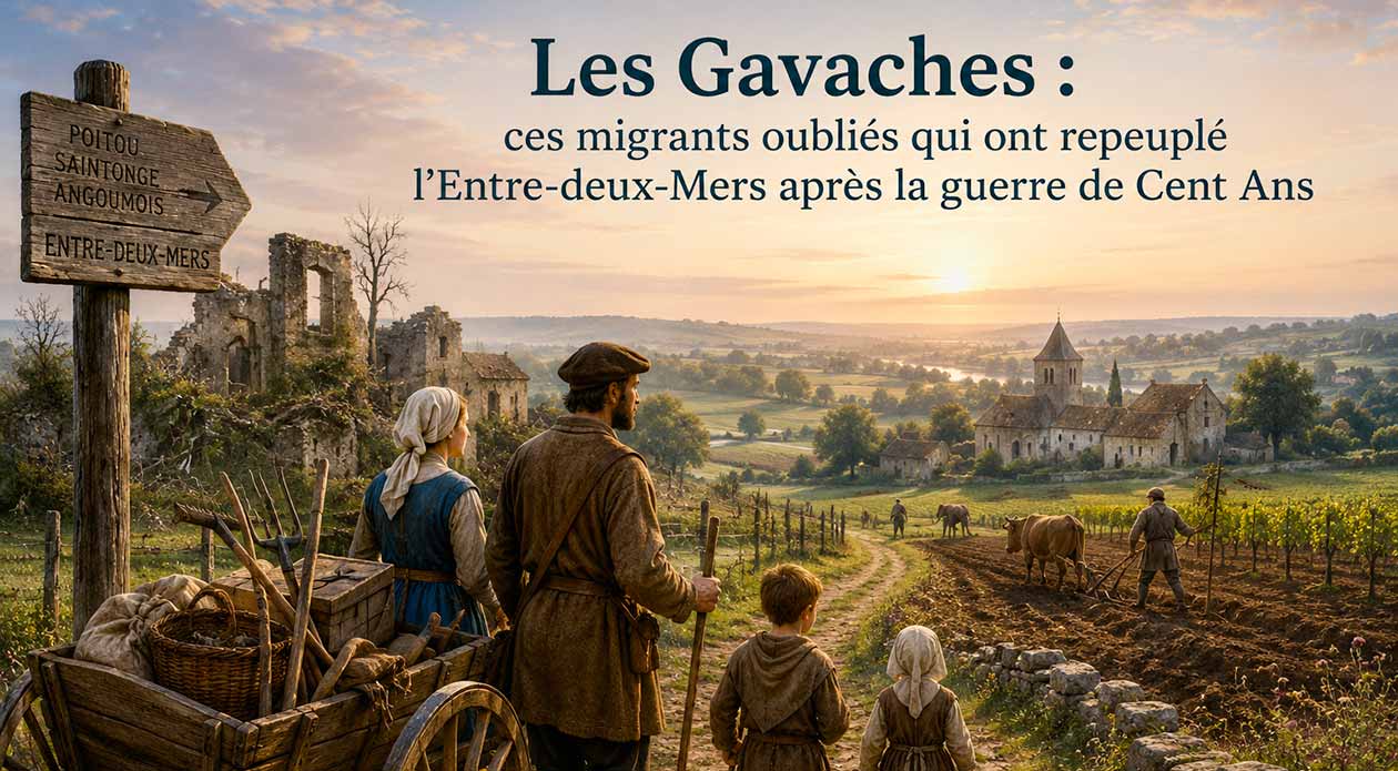 Les Gavaches : ces migrants oubliés qui ont repeuplé l'Entre-deux-Mers après la guerre de Cent Ans
